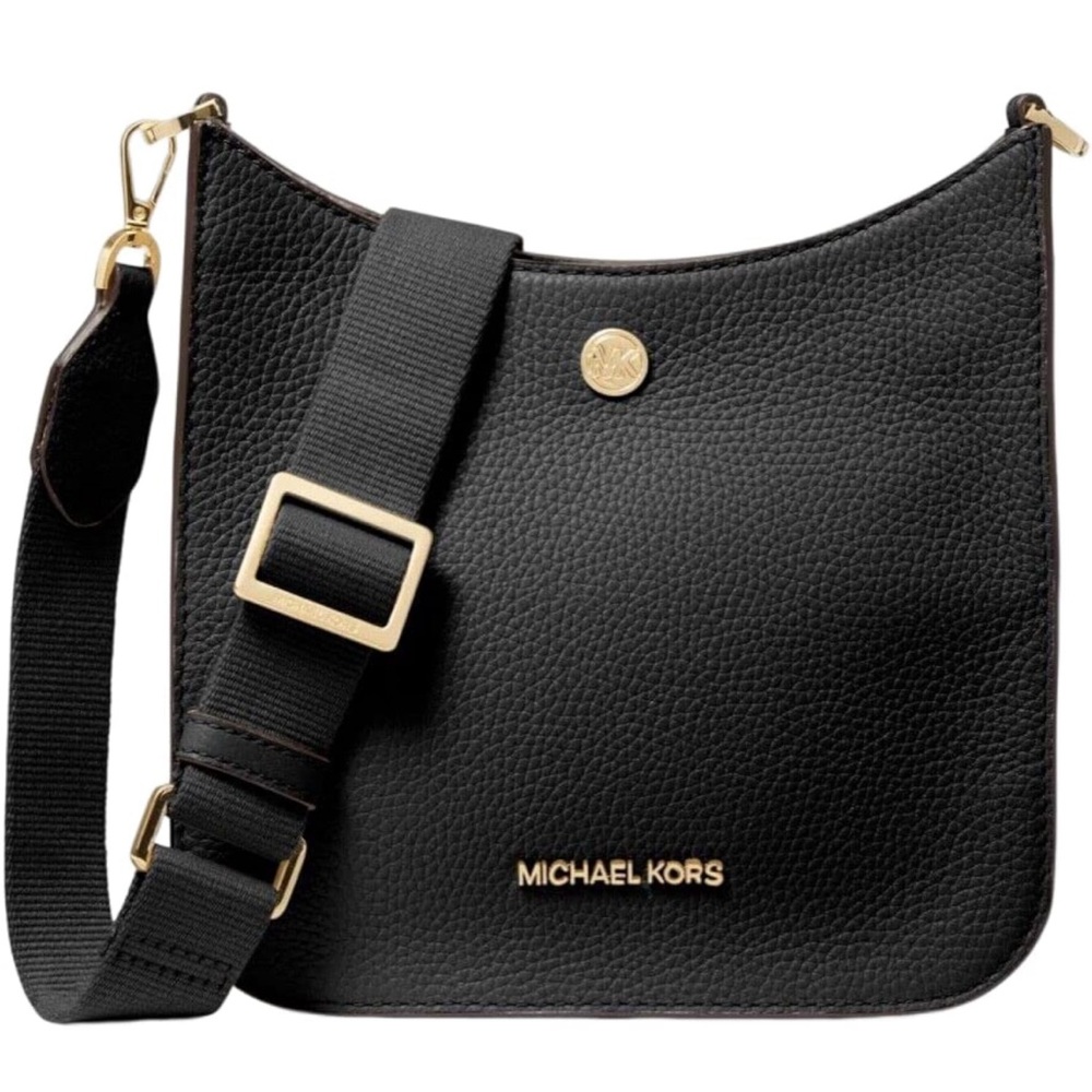 Briley Small Pebbled Leather Messenger Bag